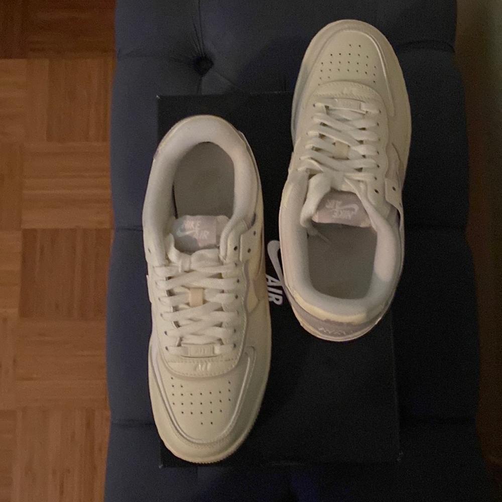 BRAND NEW! Authentic Nike Air Force 1 Shadow Coconut Milk shoes.